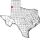 Map of Texas highlighting Parmer County.svg