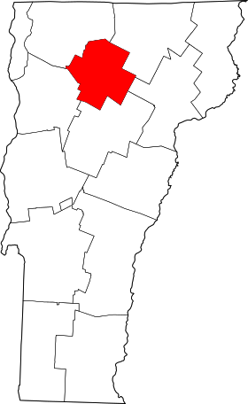 Localisation de Comté de Lamoille(Lamoille County)