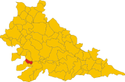 Localització de Commessaggio a la província de Màntua