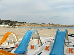 Plage du Verdon vue du côté ouest