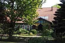 Veranda eines Bauernhauses in Meinholz