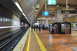 Melbourne Central Station Platform, part of the City Loop