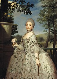 Anton Raphael Mengs: María Luisa de Parma, reina consorte de España.