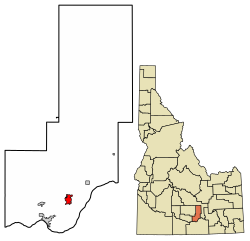 Location in Minidoka County, Idaho