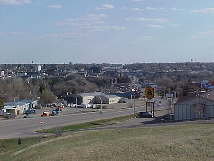 A view of Minot, looking South