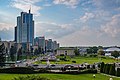 Minsk skyline and Victors' avenue near Niamiha (120819).jpg