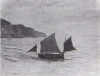 Seascape, Pourville Monet - Wildenstein 1996, 713.png