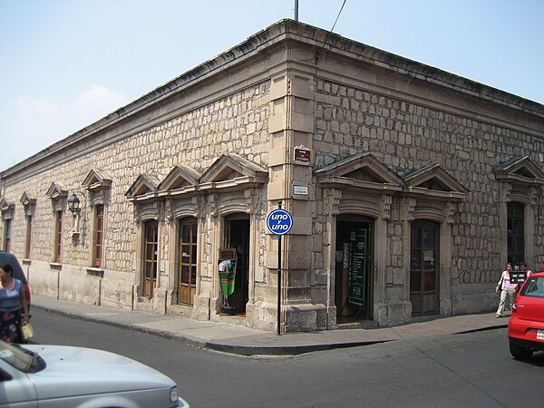 Birthplace and house of Morelos in Morelia, today a museum.