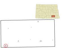 Észak-LaMoure megye Kulm.svg