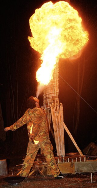 <span class="mw-page-title-main">Fire art</span> Piece of art that uses active flames