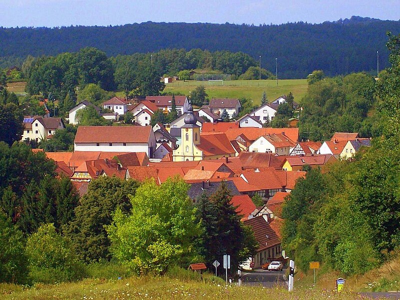 File:Neubrunn in the Haßberge hills.JPG