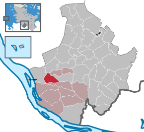 Poziția localității Neuendeich