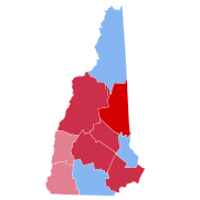 Wyniki wyborów prezydenckich w New Hampshire 1960.svg