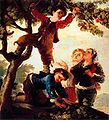 Francisco Goya, kinderen pikken fruit, 1778