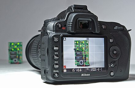 Nikon D90 in Liveview mode also usable for 720p HD video