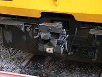 BSI coupler on British Class 144 DMU