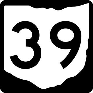 <span class="mw-page-title-main">Ohio State Route 39</span> East-west state highway in Ohio, US