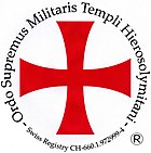 Logo OSMTH s templářským křížem (a registračním číslem)