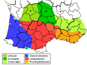 Auvergnatische Sprache: Okzitanischer Dialekt