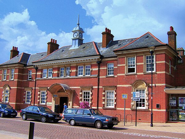 Old Town Hall, Leigh Road: Council's headquarters 1899–1974, now The Point theatre