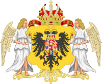 Verziertes Wappen von Maria Theresia, Heilige Römische Kaiserin