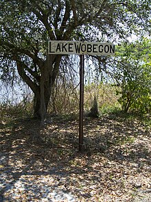 Lake Wobegon signage Ortona FL Lake Wobegon sign01.jpg