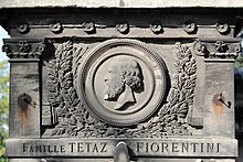 Père-Lachaise - Division 60 - Tetaz Fiorentini 07.jpg