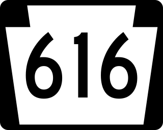 <span class="mw-page-title-main">Pennsylvania Route 616</span> State highway in York County, Pennsylvania, US