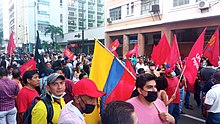 Protestors seen on 16 June 2022 PARO NACIONAL GYE 2022 1 2.jpg