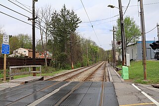 <span class="mw-page-title-main">King's School station</span> Light rail network in Bethel Park, Pennsylvania, U.S.