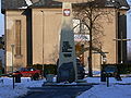 Polski: Pomnik na kruszwickim rynku English: Monument on market place in Kruszwica