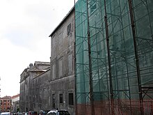 The front of the building on San Gaspare del Bufalo Street (June 2009). PalazzoPamphilhviaBufalo.JPG