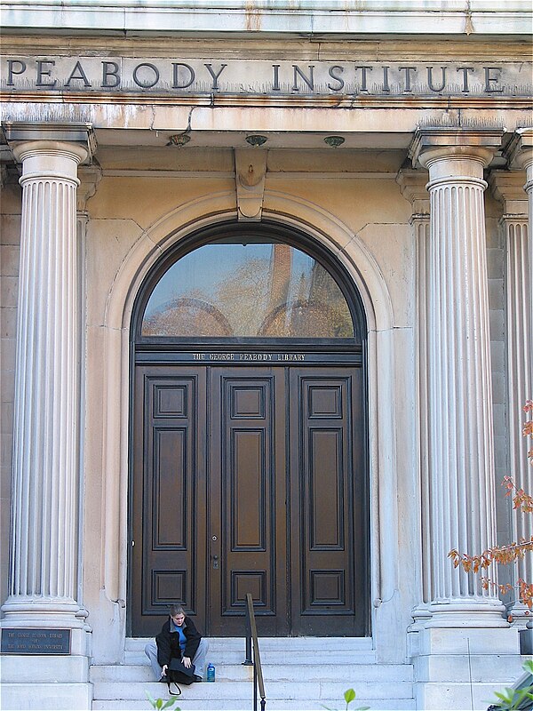 George Peabody Library (east wing) - built 1878