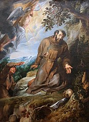 Stigmatisation of Francis of Assisi by Peter Paul Rubens