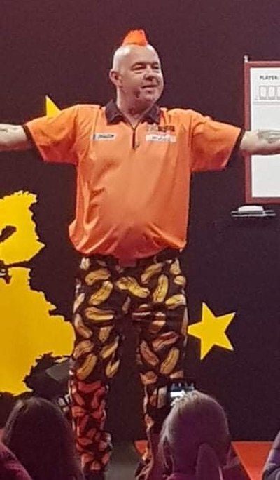 Wright at the 2018 Dutch Darts Championship