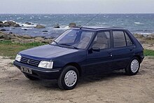 La Peugeot 205, succès européen de PSA