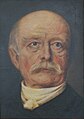 Philipp Ernst, Otto von Bismarck, Öl auf Holz, 27 x 19 cm, signiert i.u. Lenbach p., r.u. Ernst c.p.