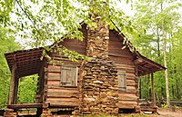 Cabin at Pickett's Mill Pickett's Mill Battlefield Site, Paulding County, Georgia by George Paul Puvvada.jpg