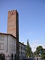 La Torre Coxina, del Duecento ma rialzata di qualche metro con la ricostruzione nel dopoguerra, inserita nel Palazzo del Territorio