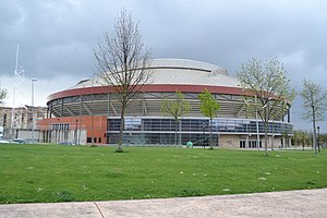 Außenansicht der Plaza de Toros de Logroño (2012)