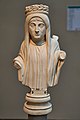 Portrait bust of the priestess Isvardia from Asia Minor, 4th cent. A.D. Byzantine and Christian Museum, Athens, Greece.