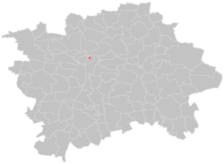 Location of Josefovin Prague