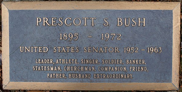 The grave of Prescott Bush