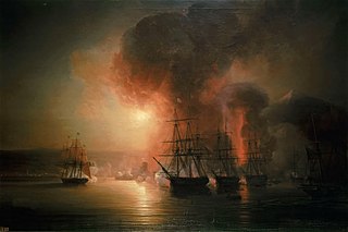 Expédition du vice-amiral Baudin au Mexique en 1838. Bombardement de Saint-Jean d'Ulloa par l'escadre française le 27 novembre 1828.