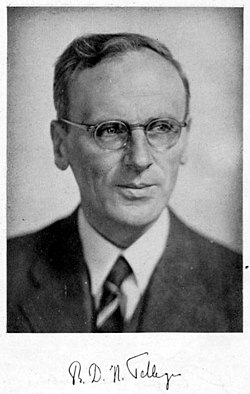 Prof. Ir. B. D. H. Tellegen, 1949.jpg