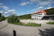 Čeština: Prostor, kde bývala papírna v Loučovicích, okres Český Krumlov. English: There used to be a paper factory here. Loučovice, Český Krumlov District, South Bohemian Region, Czechia.