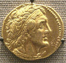 Gold tetradrachm of Ptolemy I Soter, British Museum, London Ptolemy I British Museum.jpg