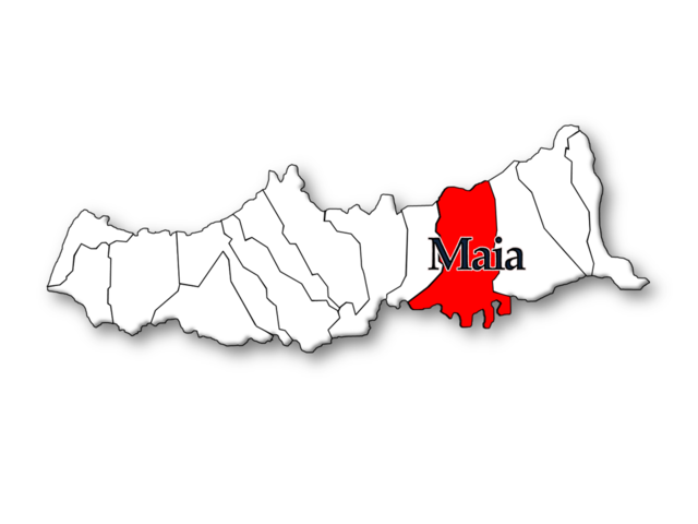 Localização no município de Ribeira Grande