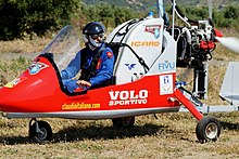 Claudio Italiano durante la partenza da Caronia.