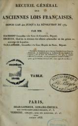 Recueil général des anciennes lois françaises, tome 29.djvu